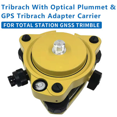 comprar Tribrach amarelo com adaptador fixo de pluma óptica com 5/8X11 fio para estação total GNSS TRIMBLE conjunto completo Fabricação em linha