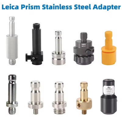 comprar Adaptador de Prisma 5/8 1/4 Conversor de Fios Conector Universal de Pólo de Centramento para Leica Base GPS RTK Estação total Fabricação em linha