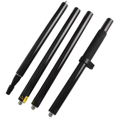 comprar Pólo de Prisma de Pesquisa de 2 metros 4 secções RTK GPS Fibra de Carbono Pólo de Prisma de Pesquisa com Bolha de Nível 0mm Constante Fabricação em linha