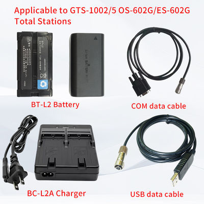 comprar Suitable for GTS-1002/5, OS-602G/ES-602G Total Stations BT-L2 Battery BC-L2A Charger Fabricação em linha