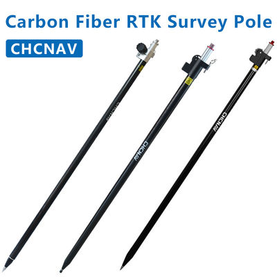 Pólus de extensão de fibra de carbono para GPS RTK GNSS Pólus telescópico Rover CHC Pólus de pesquisa GPS