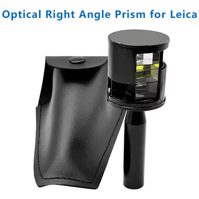 Quadrado óptico Prisma óptico de ângulo reto duplo para Leca Total Station Surveying Instrument Saco conveniente incluído