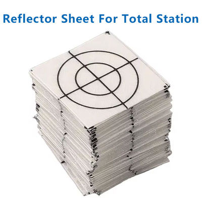 100Pcs Tamanho 20/30/40/50/60MM Folha de reflector para LeicCa Total Estação Pesquisa Geografia Folha de alvo branco autocolante reflector