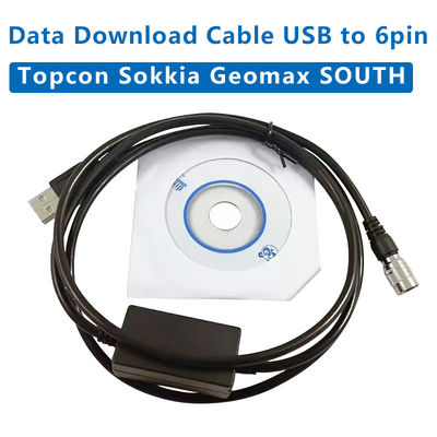 2025 New Data Download Cable USB para Hirose Connector 6pin Connector para Windows 7/8/10/XP Para Topcon Sokkia Gowin Sul