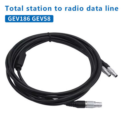 GEV186 GEV58 rádio sem fio conecta a estação total e bateria externa em forma de Y cabo de dados 5-PIN