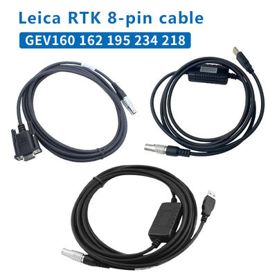Leica GPS RTK GS10/14/15/16 GEV162 GEV234 GEV218 Série GEV Transferência de dados Cabos de 8 pinos para transferência precisa de dados