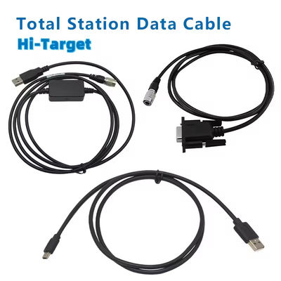 Conveniente cabo de transferência de dados RS232 USB 6 PIN para pesquisa de alto alvo Estação total HTS221/420/121/520/ATS320