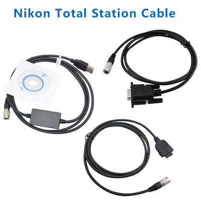 6 PIN USB RS232 PDA Interface Cable de download de dados para Nikon Survey Total Station DTM532/452/330 Cable de transferência de dados