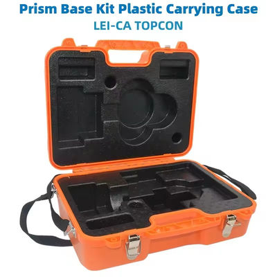Base com prisma Combo Caso de transporte de plástico durável para o sistema de pesquisa TOPCON LEICCA Estação total