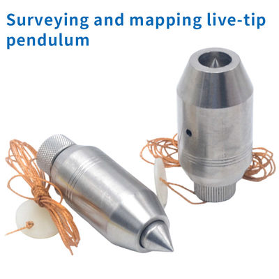 Plumb Bob de aço inoxidável de alta precisão para alinhamento vertical preciso de levantamento e mapeamento Plumb Bob Tip móvel