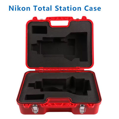 Nova caixa dura de plástico vermelho para o instrumento de pesquisa DTM352C/452C Nikon Total Station