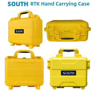 New Yellow Plastic Hard Case for Surveying Instrument SOUTH RTK Hand Carrying Case Instrument Box