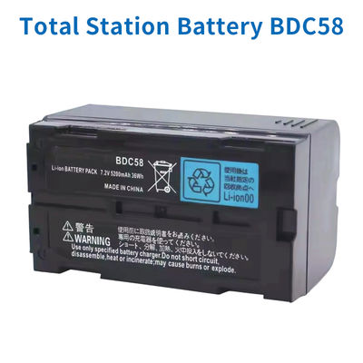Battery BDC58 Compatible With Sokia SETX SRX NET05 NET05X NET1 Series Total Station - Brand New And High Quality