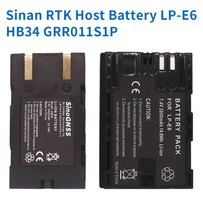 Bateria do host Sinan RTK GRR011S1P HB34 T30/T300/N6 GPS RTK GNSS para LP-E6 para Instrumento de Levantamento SinoGNSS