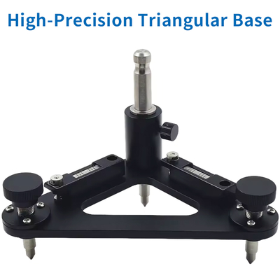 Tribrach de alta precisão com montagem de fio de 5/8 polegadas ou com Leca Swiss Type Spigot Mount Dual Tube Bubble Level