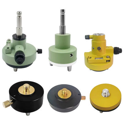Adaptador tribrach GNSS com prumo óptico e nível de bolha longo