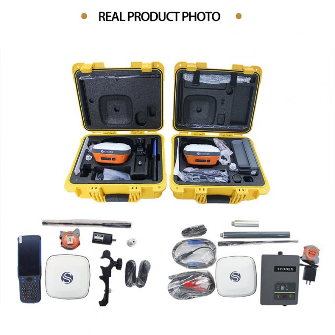 Versão Internacional Base do Sistema GNSS RTK e Estação Rover STONEX S3A/S850 Instrumentos de Pesquisa GPS 2