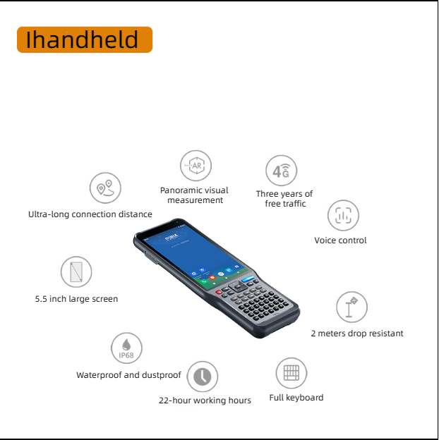 RTK Medir GNSS GIS Coletor de dados Hi-Target IHAND55 Controlador GPS 2